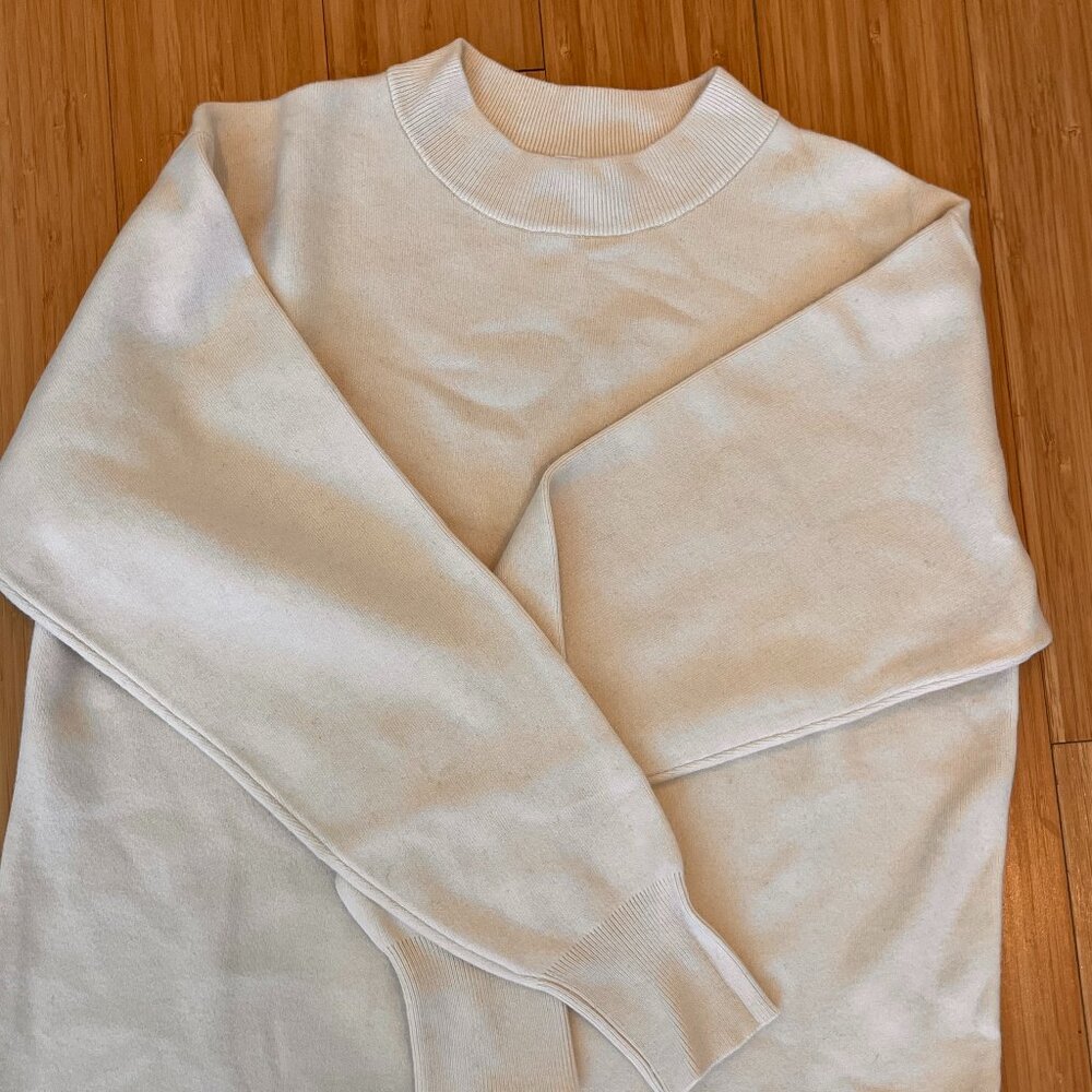 Uniqlo Cream Maxi Sweater Dress - XS